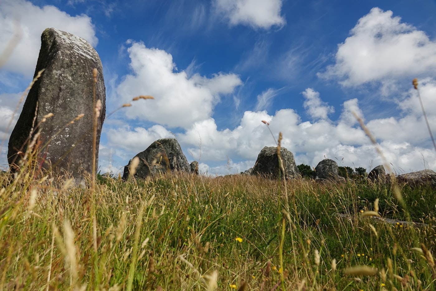 Standing stones at Carnac, Brittany
